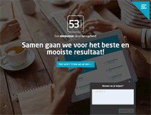 Tablet Screenshot of 53gradennoord.nl